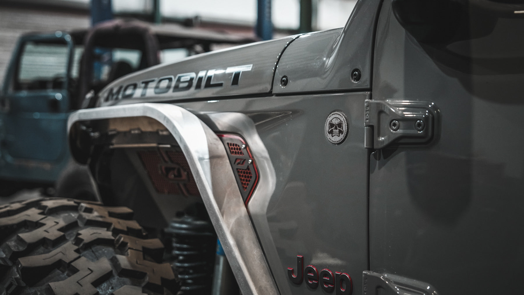 Aluminum Front Highline Fenders for Jeep JL/JLU/JT - Motobilt