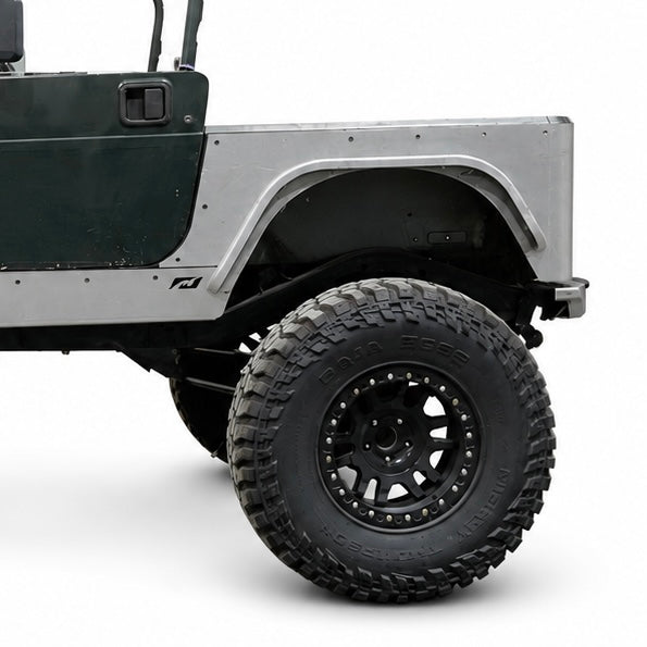 Hatchet Rear Fenders 2" Flare 37-s for Jeep CJ / YJ / TJ  - Steel