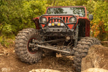 Crusher Front Bumper w/ Grill Hoop & Bull Bar for Jeep YJ / TJ /LJ