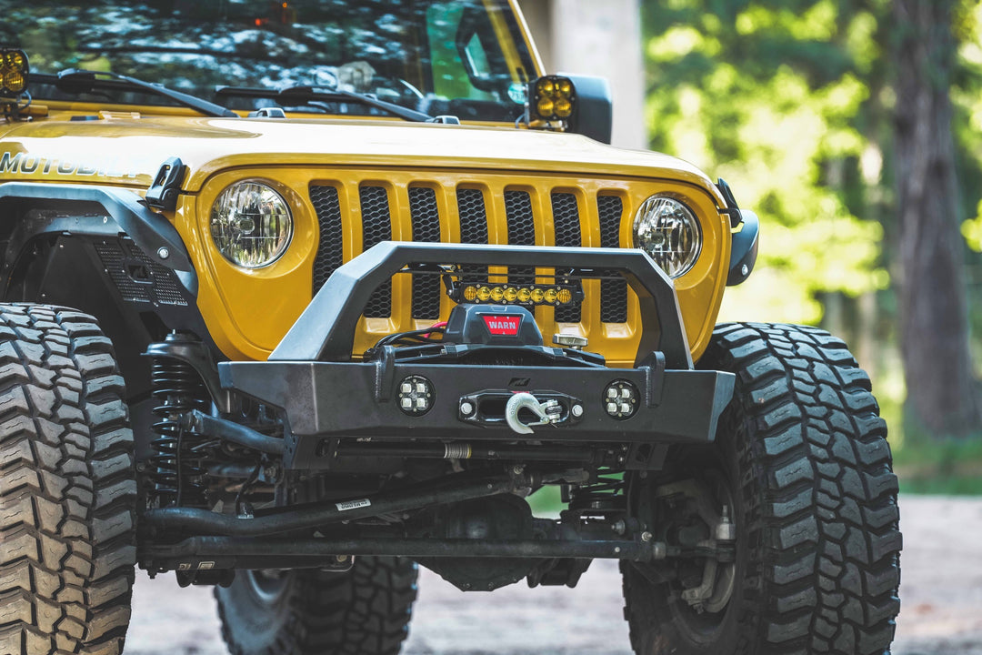 Crusher HD Front Bumper for Jeep JL/JT with Bull bar and Skidplate - Motobilt