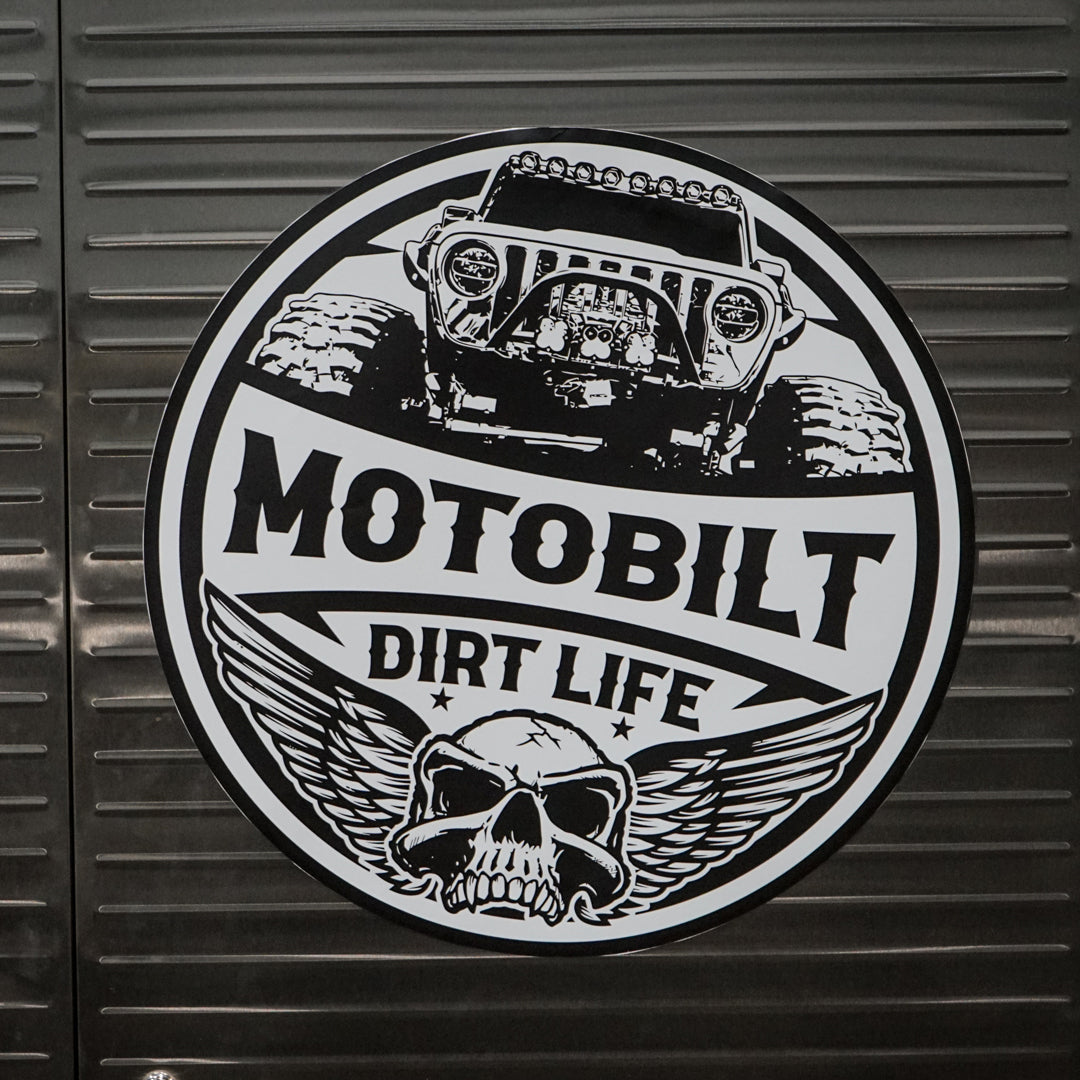 Motobilt Dirt Life Sticker - 16" Motobilt