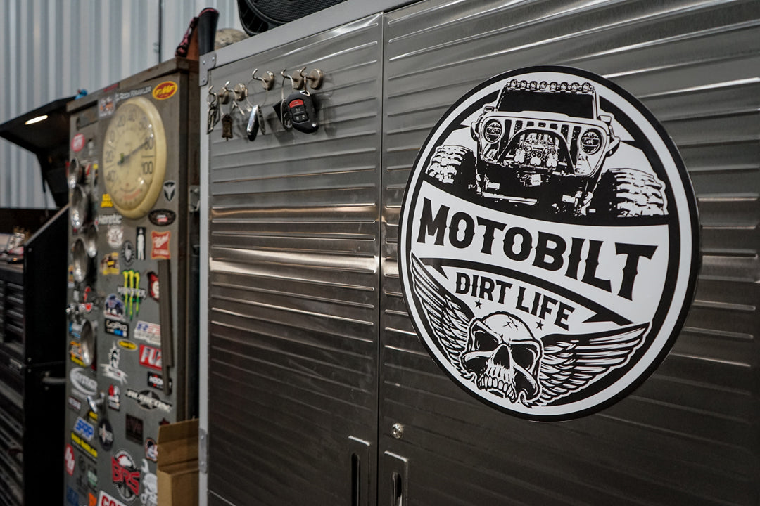 Motobilt Dirt Life Sticker - 16" Motobilt