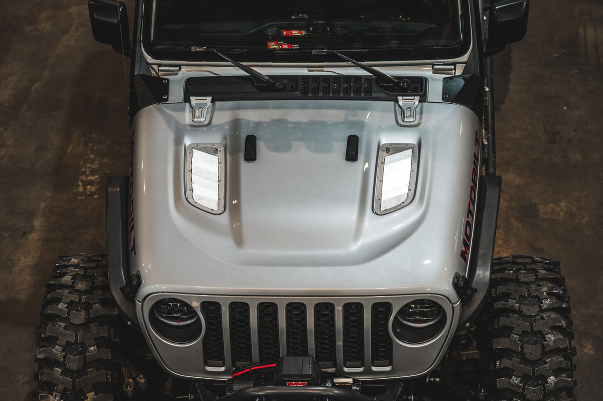 Hood Vent Kit for Jeep Rubicon JL/JLU/JT Motobilt