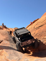 Corner Armor with Tail Light System for - Drop Down Tailgate - Jeep JKU 07-18