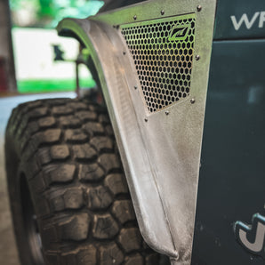 Aluminum Highline Front Fenders 2" Flare for Jeep TJ / LJ - Motobilt