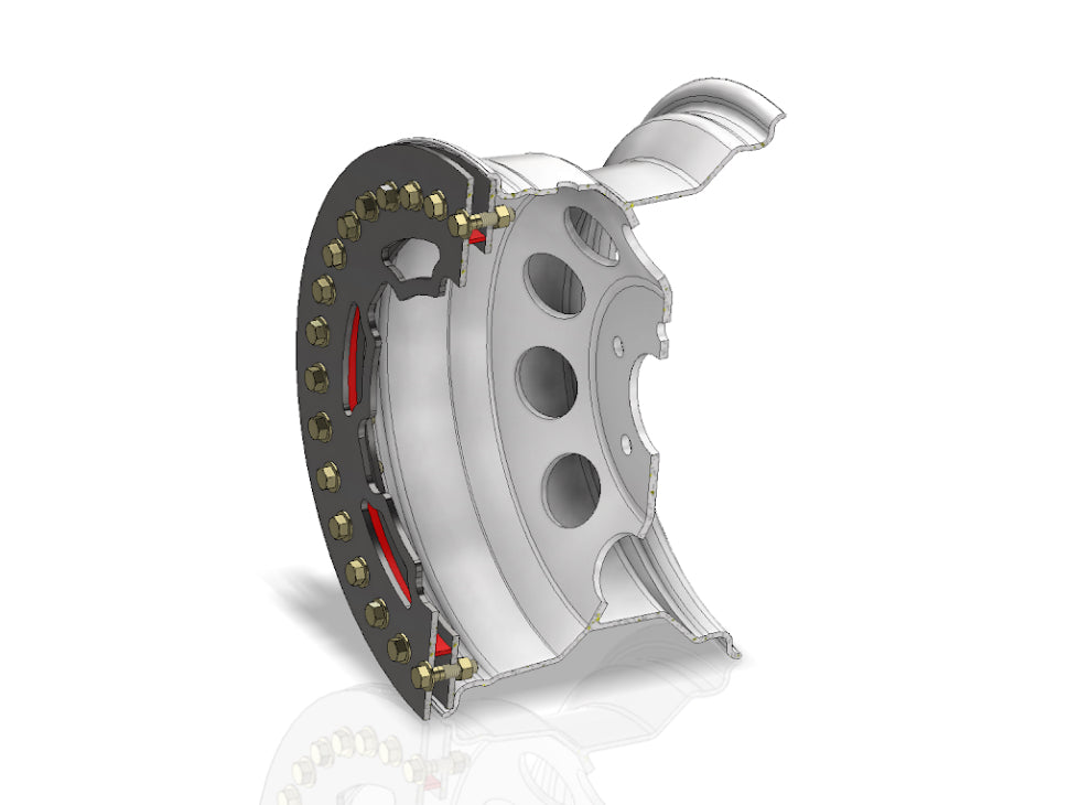 Anti Coning Ring for 17" DIY Bead Locks Motobilt