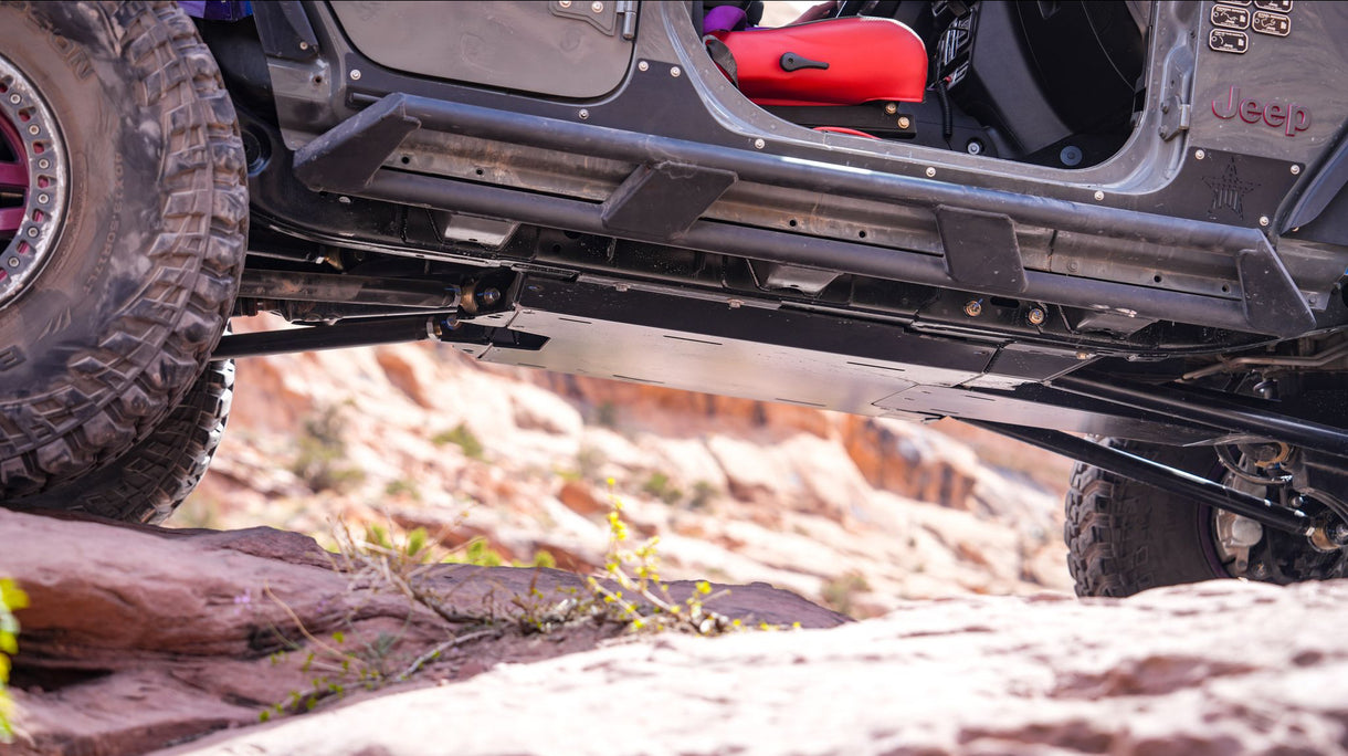 JL/JLU Frame Mounted Rocker Guards