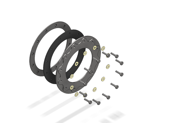 Fuel Pump Clamping Ring Kit - fits Jeep TJ