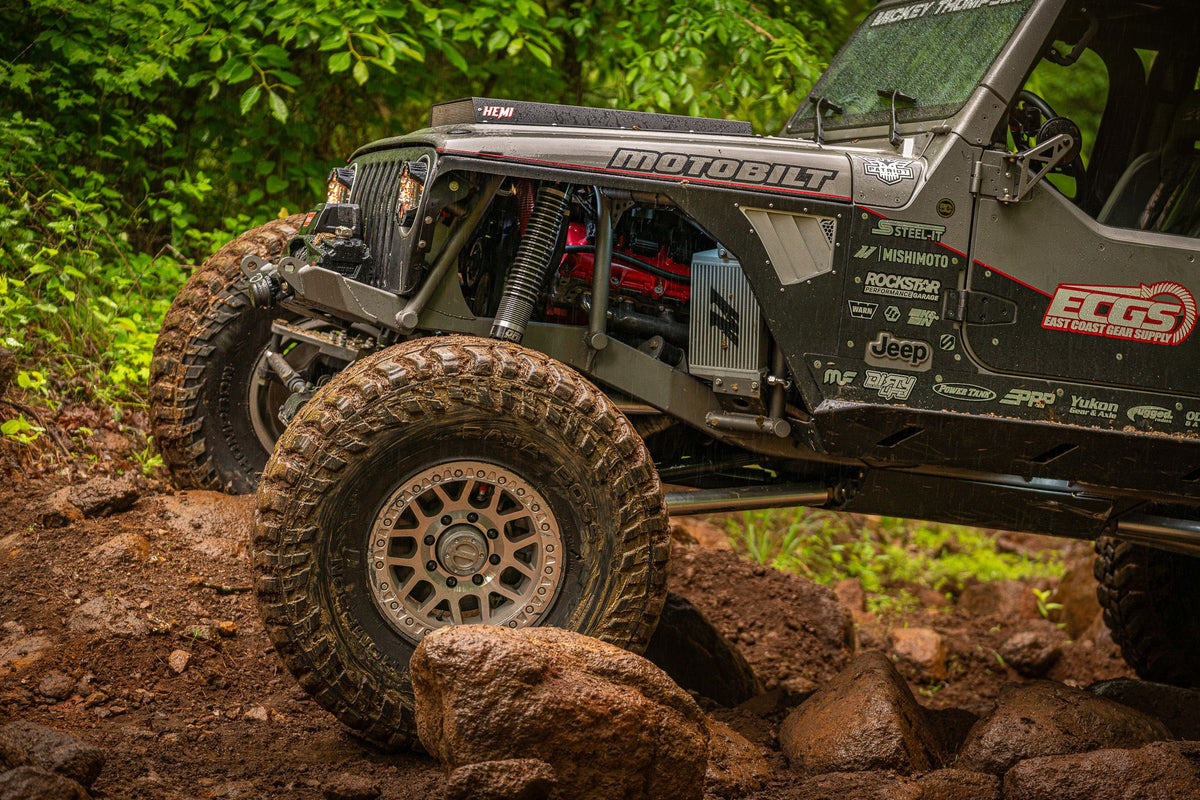 Hatchet High Line Front Fenders 0" Flare for Jeep TJ/LJ - Aluminum
