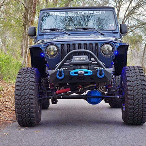 Crusher Series Front Bumper w/ Bull Bar for Jeep YJ / TJ /LJ