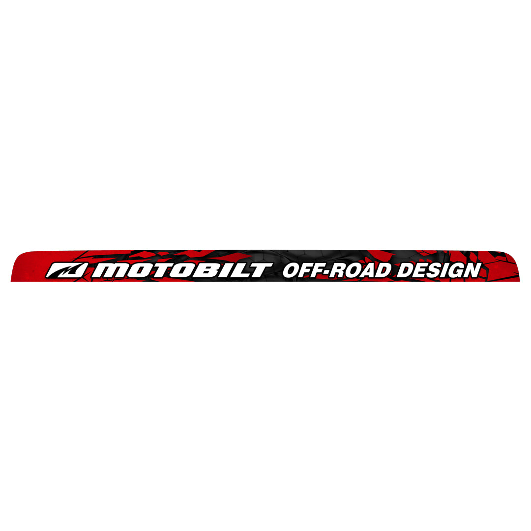 Windshield Banner for Jeep JK / JKU - Red Shatter Pattern – Motobilt