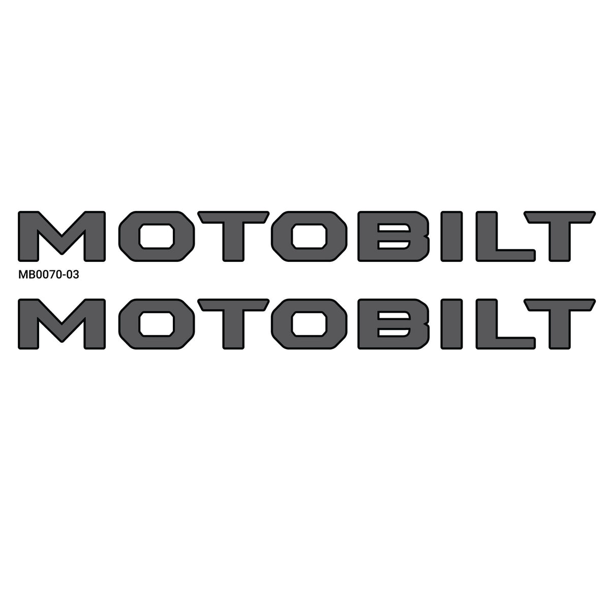 Motobilt Hood Sticker Motobilt