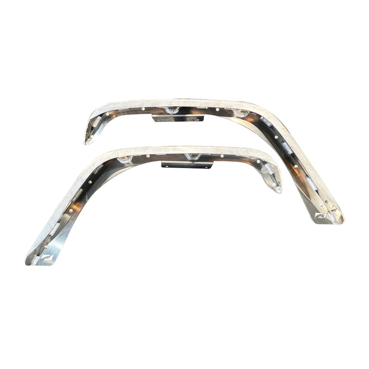 Crusher Front Fender 2" Flare for Jeep JK / JKU - Aluminum