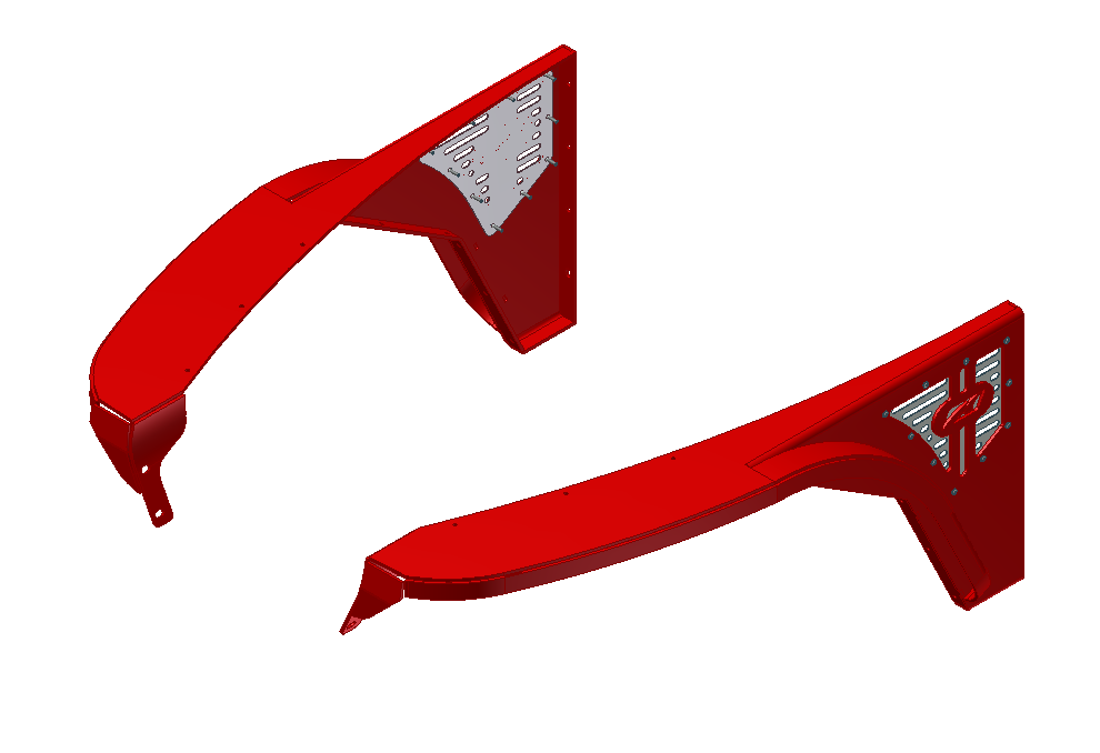 Flat Fender Set with 2 inch Flare NO Inner Fender for Jeep TJ / LJ - Motobilt