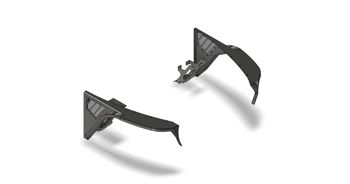 High Line Front Fender 2" Flare for Jeep TJ / LJ Motobilt