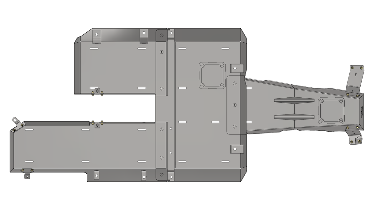 Skid Plate System for Jeep JL 4-Door 3.6L 2018-2020
