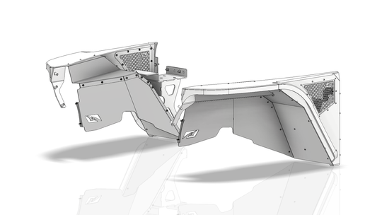 High Line Inner Fender Kit for Jeep YJ - Motobilt