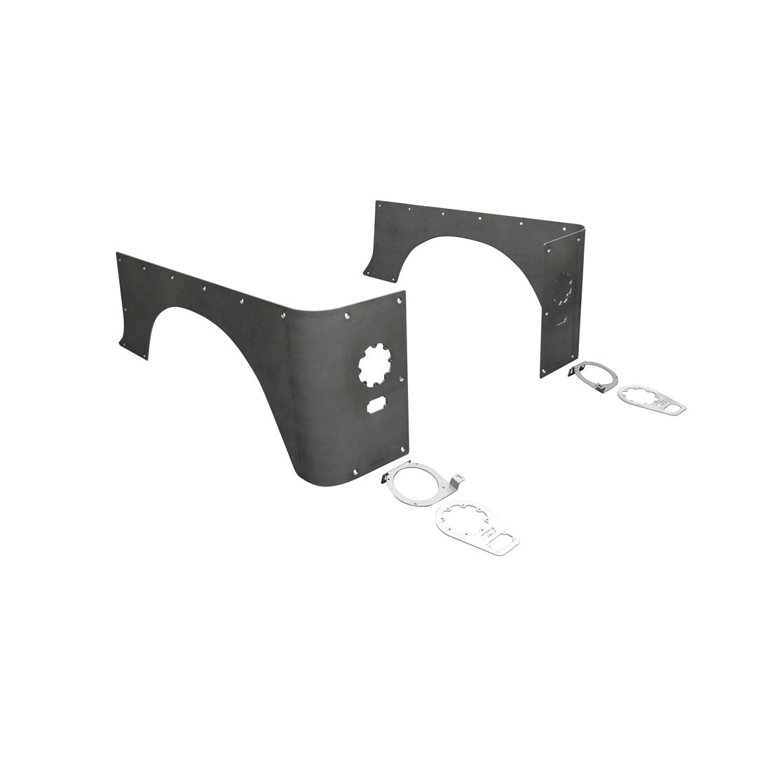 Hatchet 2 Inch Stretch Corner Armor for Jeep YJ - Steel Motobilt