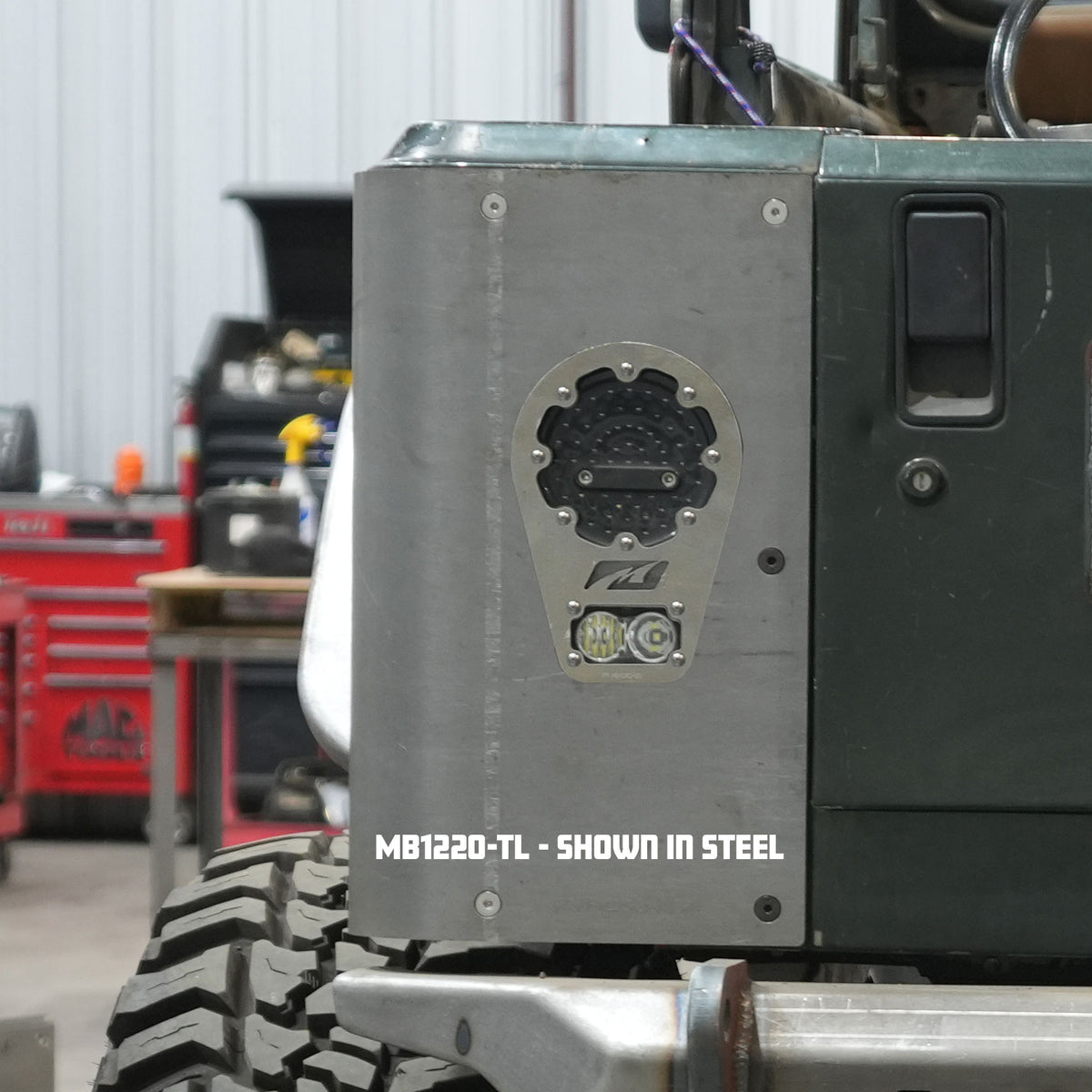 Hatchet 2 Inch Stretch Corner Armor for Jeep YJ - Steel Motobilt