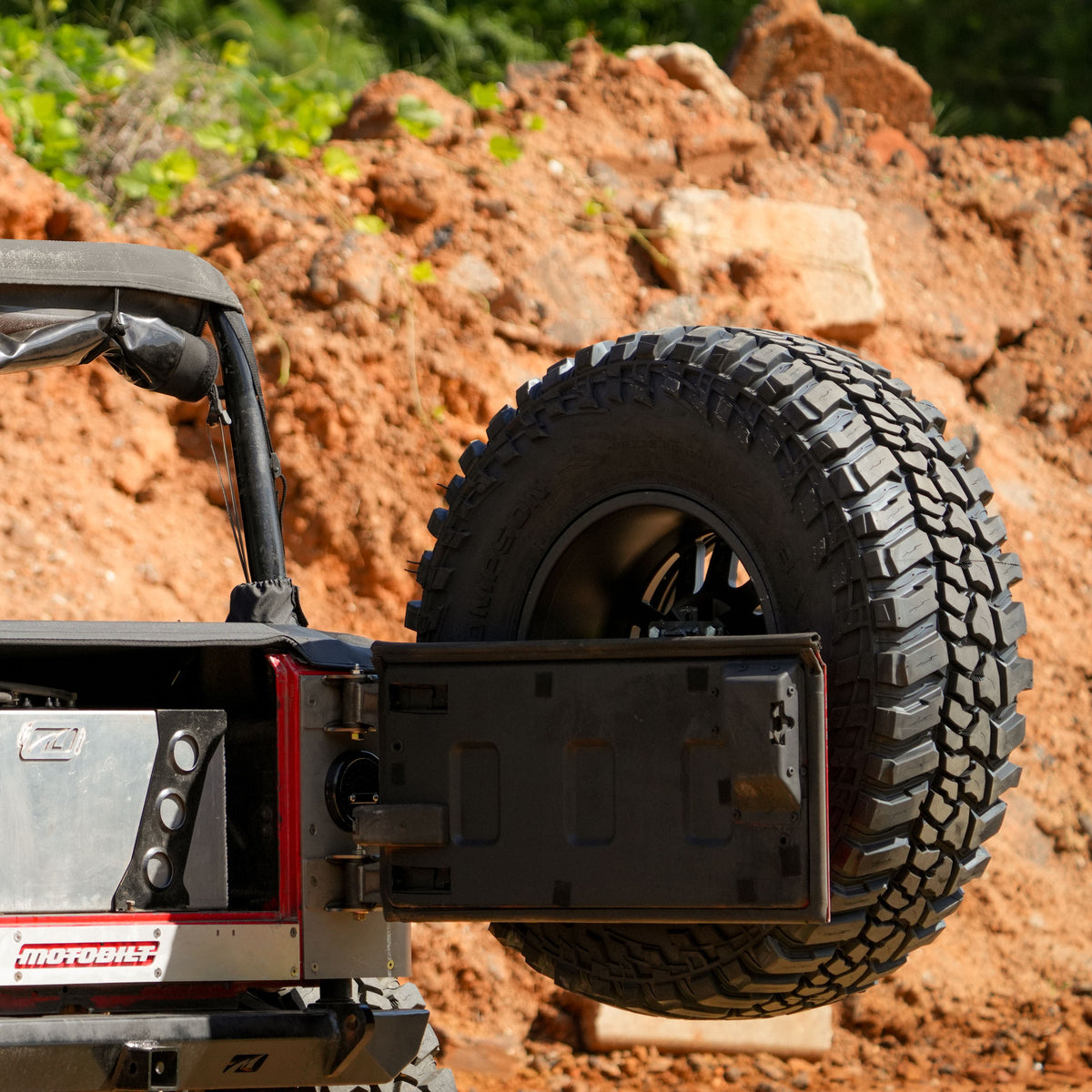 Body Mount Tire Carrier for Jeep YJ / TJ / LJ - 5 x 4.5