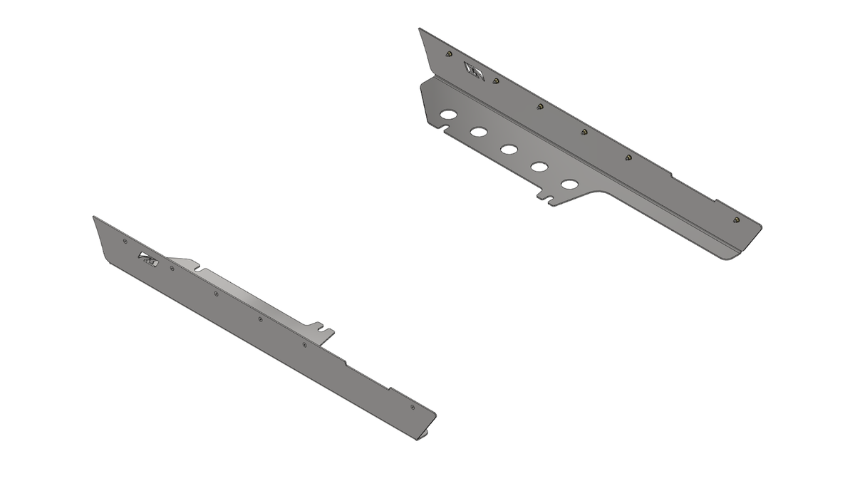 Rocker Guards 6 Inch Stretch for Jeep YJ