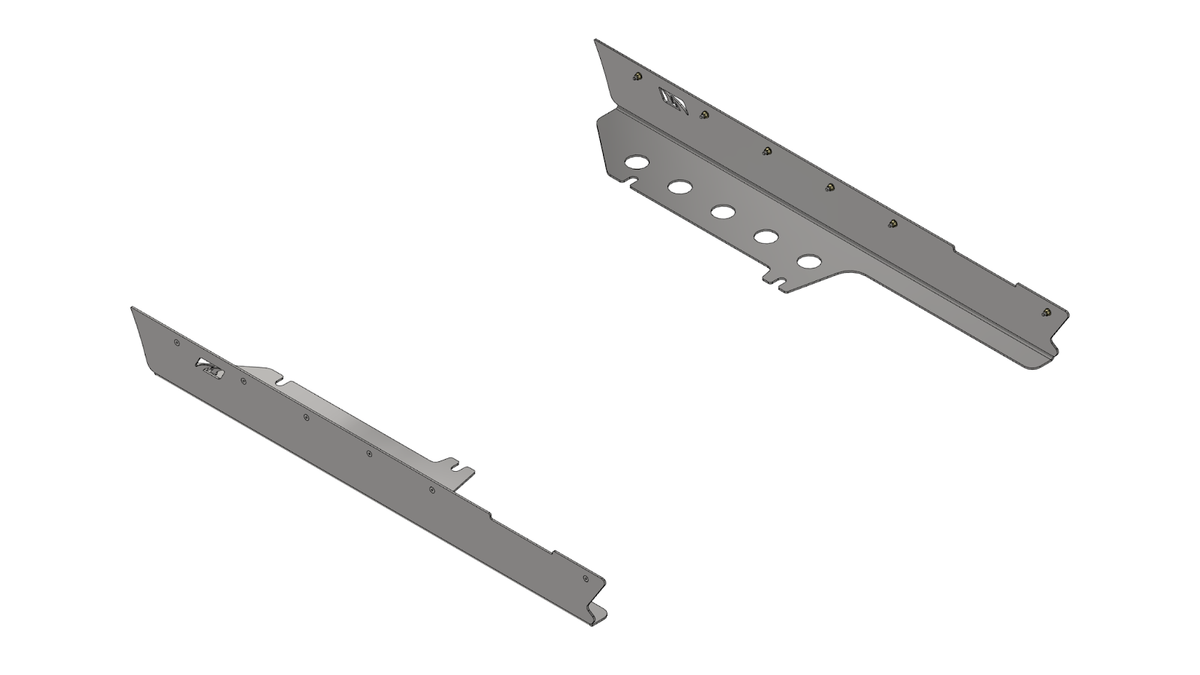 Rocker Guards 6 Inch Stretch for Jeep YJ