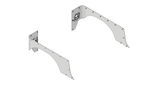 Corner Armor 6" Stretch For Fold Down Tailgate - with Tail Light System Jeep YJ- Aluminum