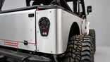 Corner Armor for Fold Down Tailgate - With Tail Light System - Jeep Wrangler TJ 96-06 - Aluminum