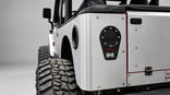 Corner Armor for Fold Down Tailgate - With Tail Light System - Jeep Wrangler TJ 96-06 - Aluminum