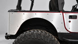 Corner Armor for Fold Down Tailgate - With Tail Light System - Jeep Wrangler TJ 96-06 - Aluminum