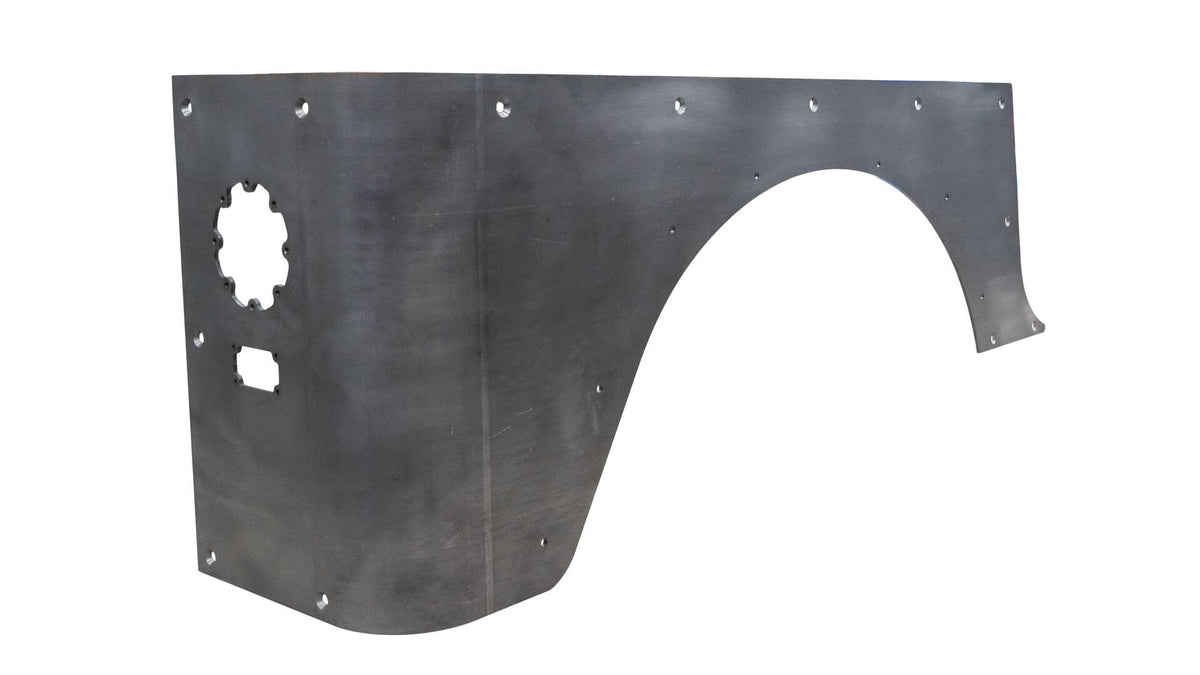 Corner Armor for Fold Down Tailgate - With Tail Light System - Jeep Wrangler TJ 97-06- Steel