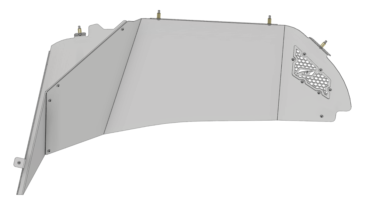 High Clearance Front Inner Fenders -Blank- for Jeep JL/JLU/JT for 40"+ Tires