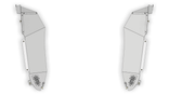 High Clearance Front Inner Fenders -Blank- for Jeep JL/JLU/JT for 40"+ Tires
