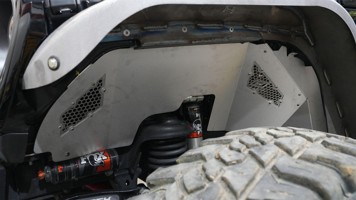 High Clearance Front Inner Fenders for Jeep JL/JLU/JT for 40"+ Tires Motobilt