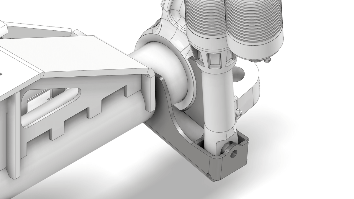 Dana 60 Coilover Strut Drop Bracket