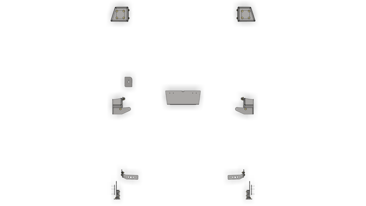 Roll Cage Bracket Kit for Jeep Wrangler JK 2007-2018