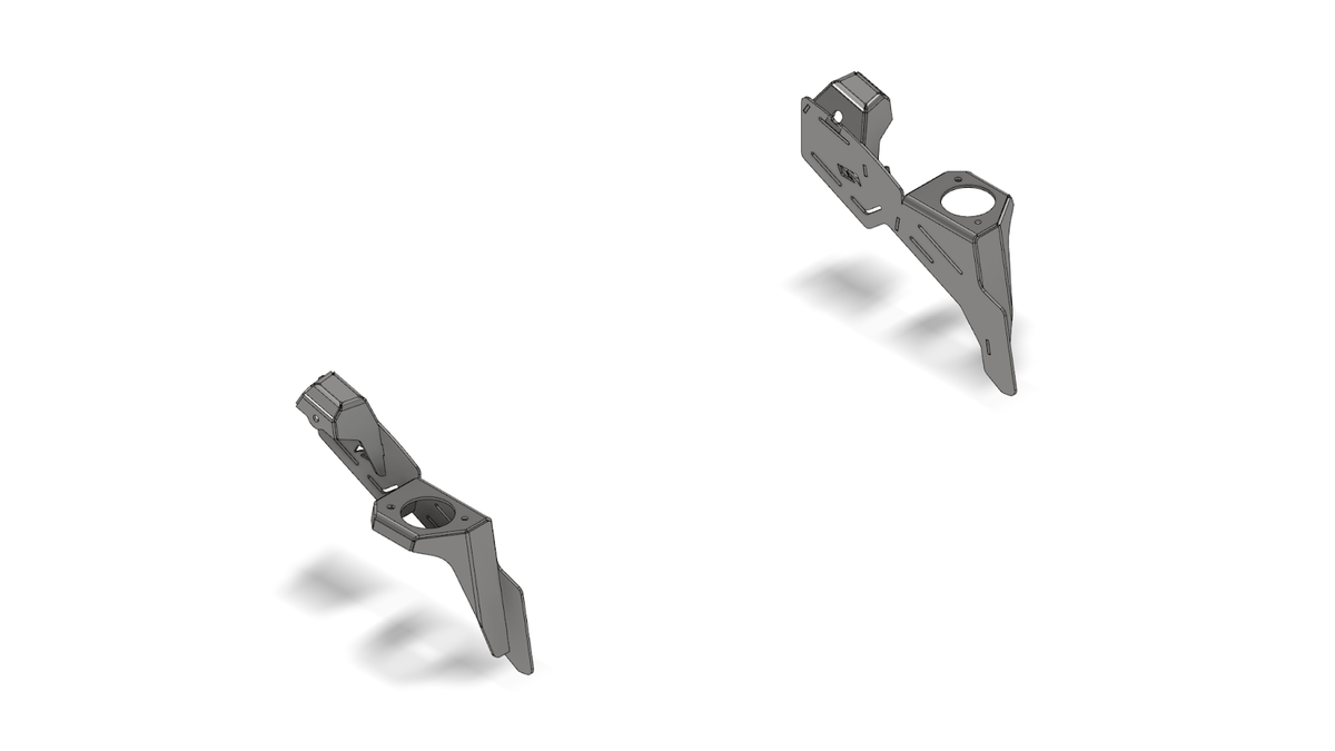 Rear Shock Mount and Frame Reinforcement Bracket for Jeep JT Gladiator