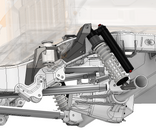 Rear Coilover Shock Mount and Frame Reinforcement Bracket Jeep JT Gladiator