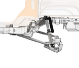 Rear Coilover Shock Mount and Frame Reinforcement Bracket Jeep JT Gladiator