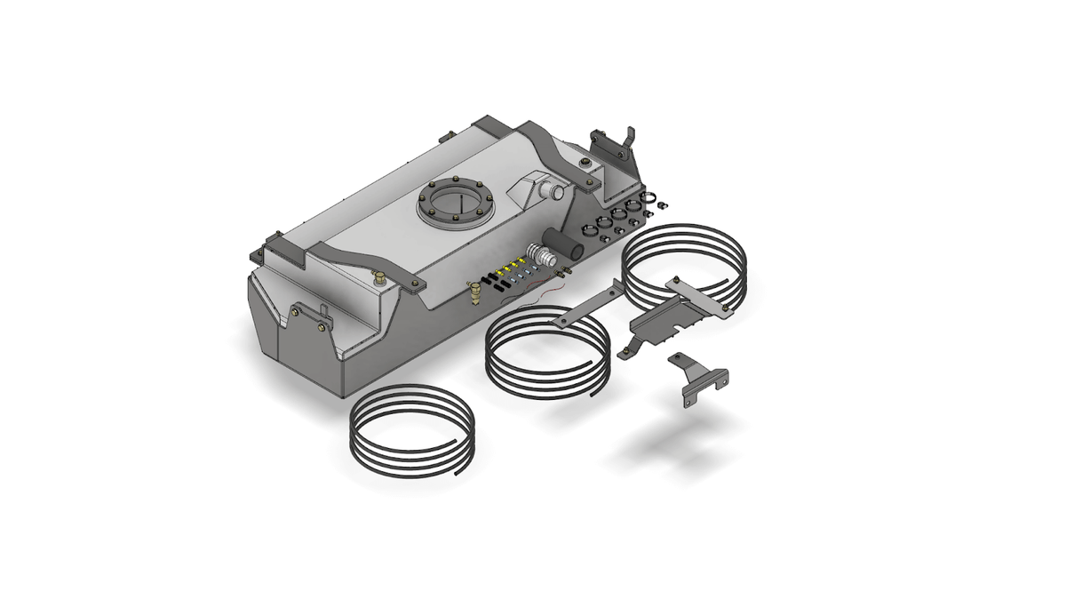 Fuel Cell for Jeep Gladiator 4 Link Suspension