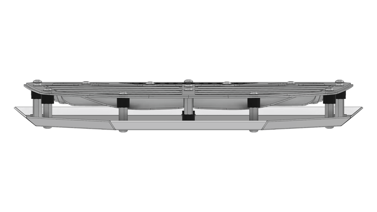 Motobilt Center Hood Vent: Rock Monster USA JK Hood Compatible