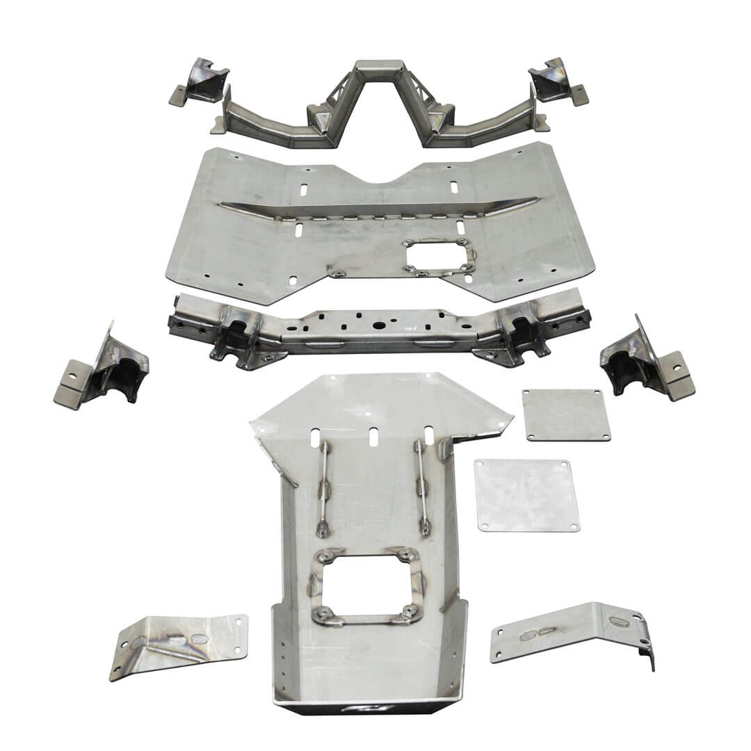 4 link Suspension Bracket Kit with Engine Skid for 2012-2018 Jeep JKU Motobilt