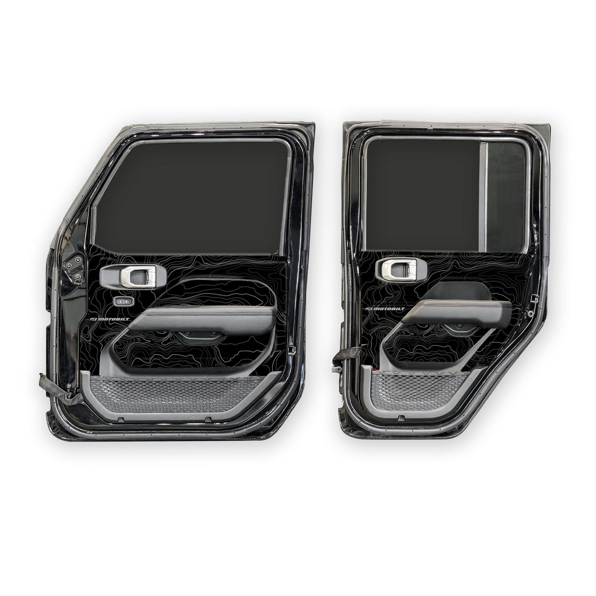MotoSkinz - Interior Door Graphics for Jeep JLU / JT
