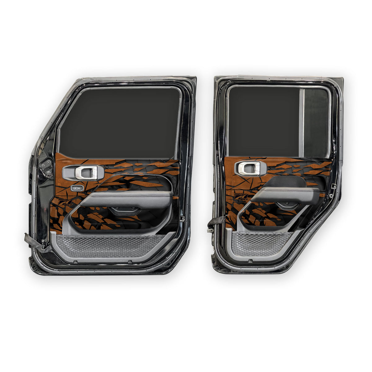MotoSkinz - Interior Door Graphics for Jeep JLU / JT Motobilt
