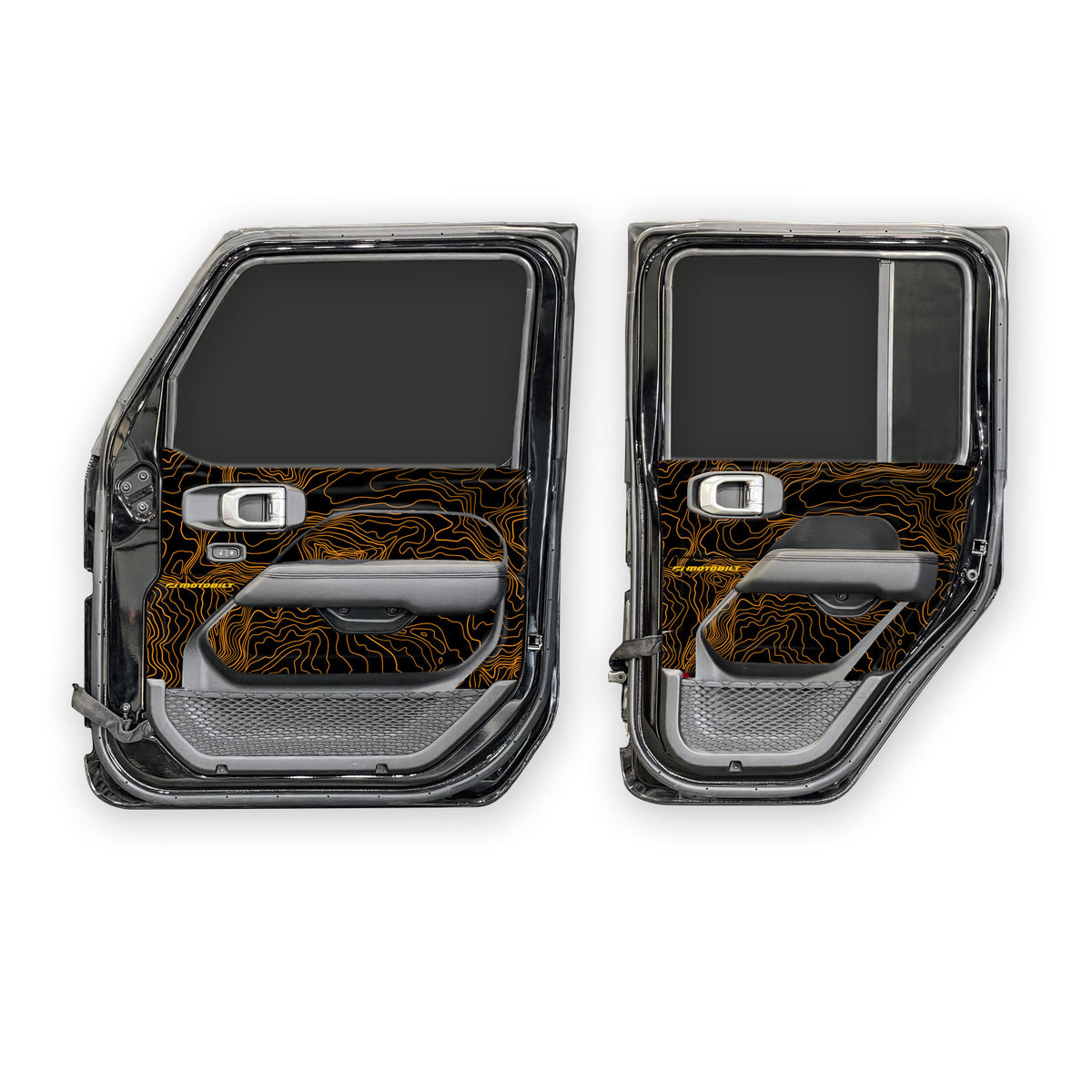 MotoSkinz - Interior Door Graphics for Jeep JLU / JT Motobilt