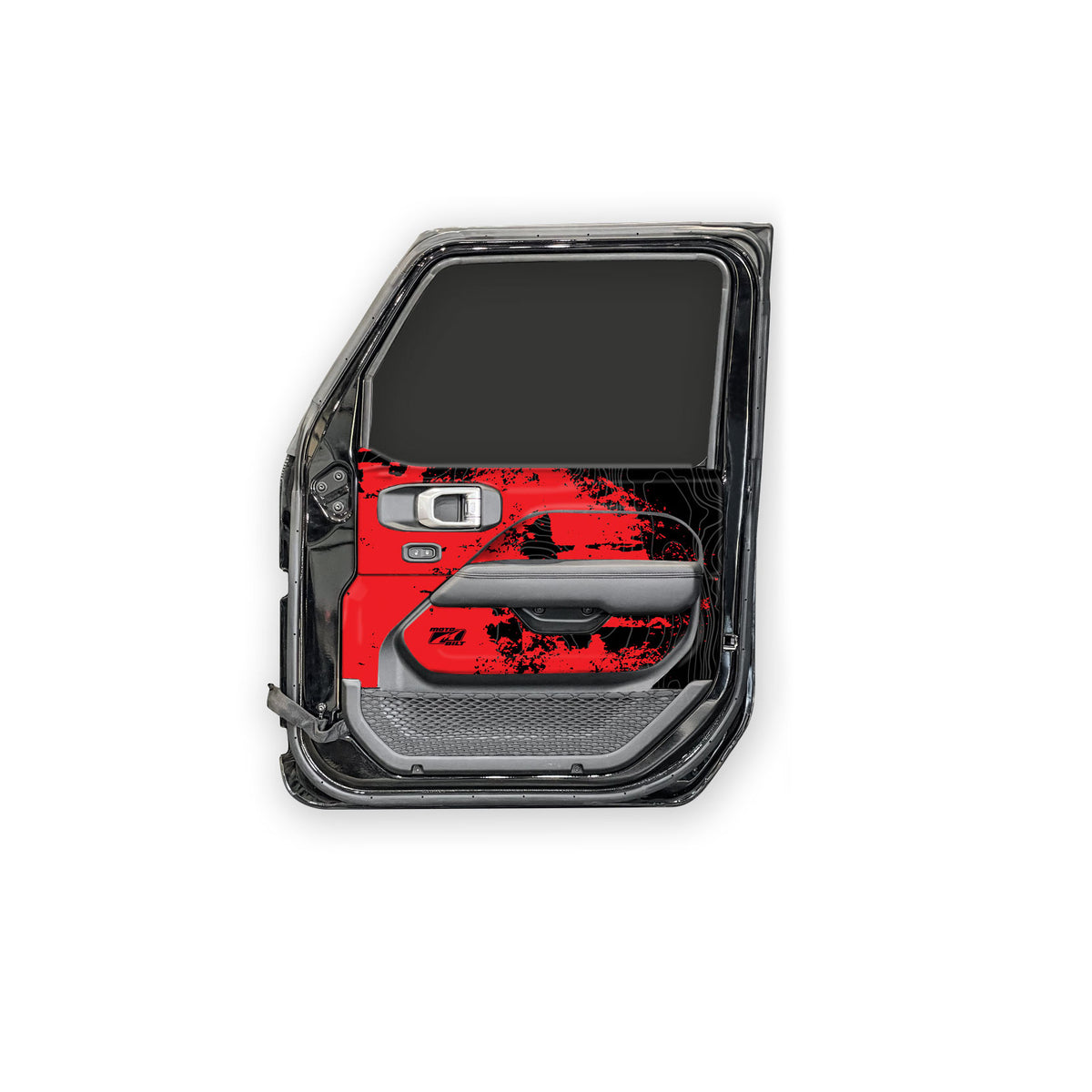 MotoSkinz - Interior Door Graphics for Jeep JL - 2 Door Motobilt