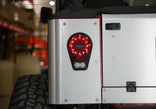 Corner Armor for Fold Down Tailgate - With Tail Light System - Jeep Wrangler TJ 96-06 - Aluminum