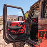 MotoSkinz - Interior Door Graphics for Jeep JLU / JT