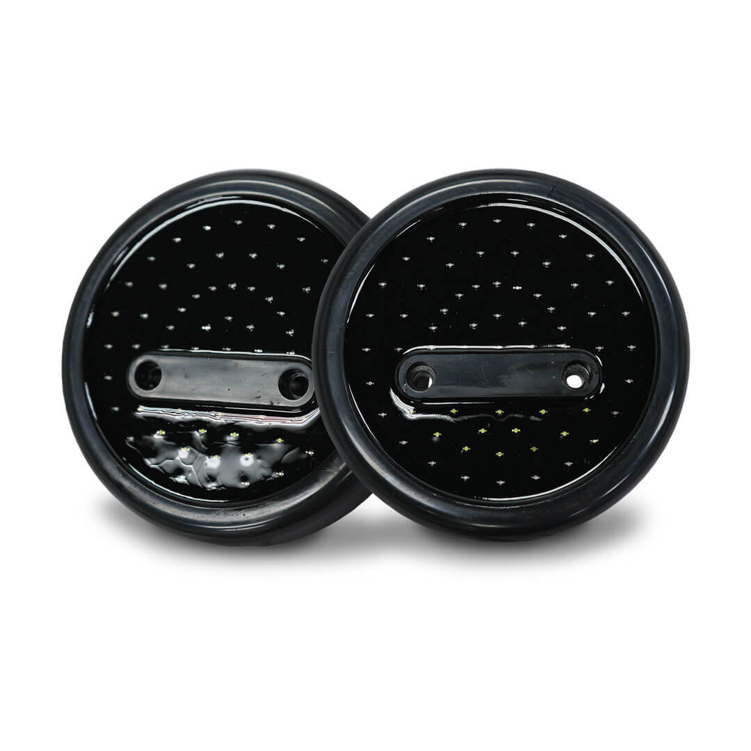 LED Round Taillight, 5" Round Surface Mount Motobilt