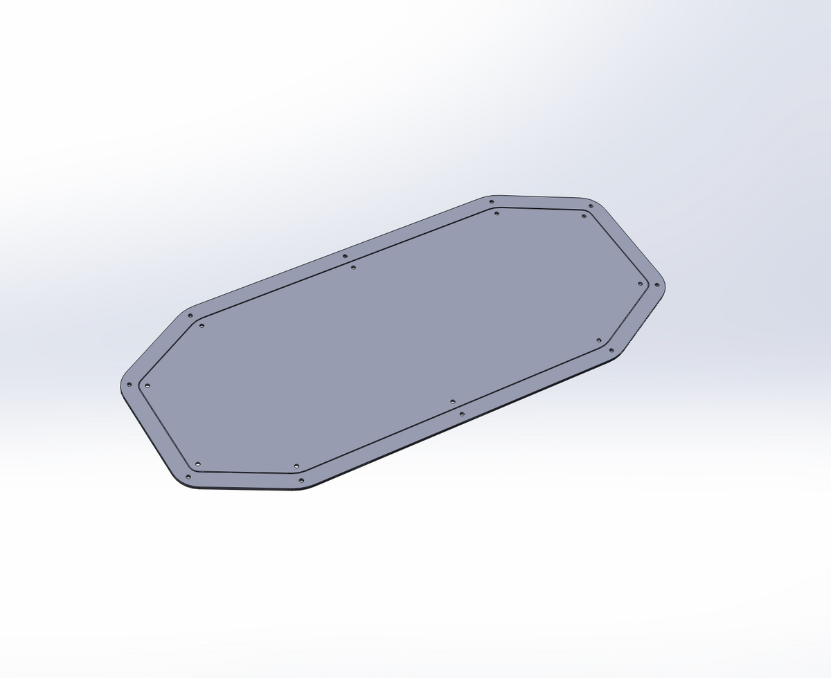 Large access panel for Jeep YJ / CJ Cowl Motobilt